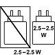 No 2.5-2.5w