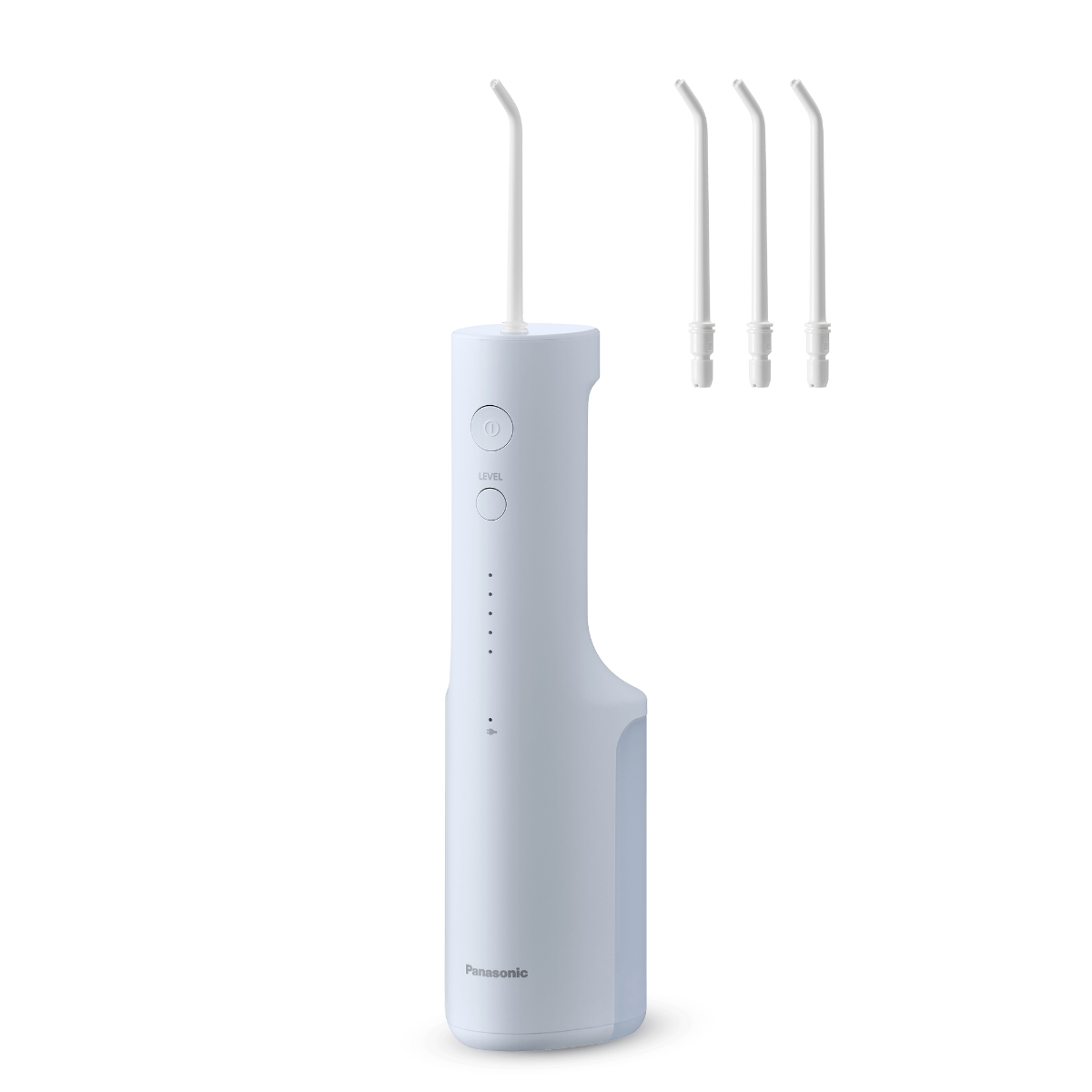 Kit Irrigateur Buccal Rechargeable et 3 Embouts de Rechange S?rie 300 Mod?le Blanc