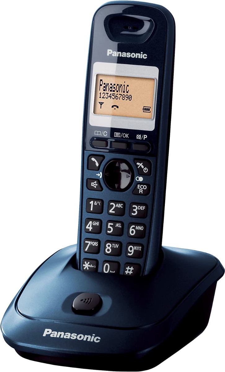 Telefono cordless con segreteria telefonica KX-TG2511, blu