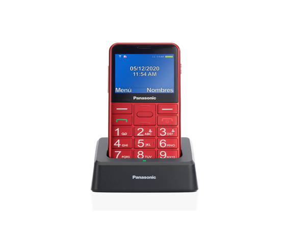Panasonic Rojo Teléfono Móvil Kx-Tu155