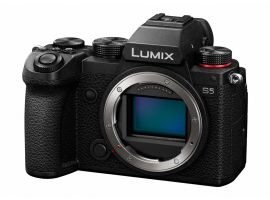 LUMIX S DC-S5E-K - Spiegellose Vollformatkamera, ohne Objektiv, 24.2 MP CMOS-Sensor, Active IS, C4K/4K video, schwarz