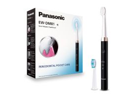 EW-DM81-K503 - Cepillo de dientes de vibración, ultrasonidos, cepillo extrafino, incluye 2 cabezales de cepillo