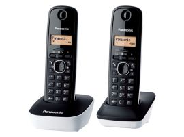 KX-TG1612JTW - Telefono cordless con segreteria telefonica, bianco