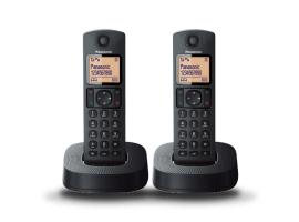 KX-TGC312SPB - Teléfono inalámbrico con 2 auriculares, negro