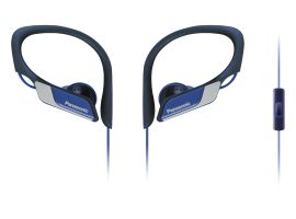 RP-HS35ME-A - Sport hoofdtelefoon - Headset, IPX2, blauw