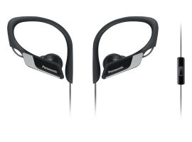 RP-HS35ME-K - Sport Kopfhörer - Headset, IPX2, schwarz 