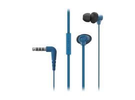 RP-TCM130E - blau In-Ear Kopfhörer, Mobiltelefonie und einfache Tastenbedienung