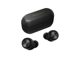 True Wireless Earbuds mit Magnetic Fluid Driver, Schwarz