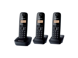 panasonic téléphone sans fil duo dect noir avec répondeur