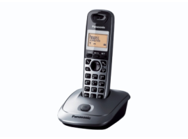 Panasonic KX-TG1612FRC Telefono Cordless Duo DECT – Senza Segreteria, Schermo LCD E ID Chiamante (Bianco E Azzurro)