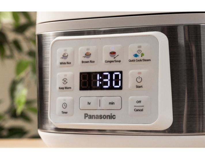 Cuociriso (3-6L) Rice Cooker Multifunzionale Per Uso Domestico, Conservazione Automatica Del Calore, Rivestimento Interno Antiaderente, Per 1-8 Persone 220-240V US/EU(5L - 2