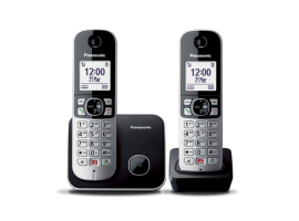 KX-TG6852JTB - Telefono cordless, segreteria telefonica, nero