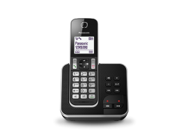 KX-TGD320JTB - Telefono cordless con segreteria telefonica, nero