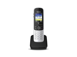 KX-TGH710JTS - Telefono cordless con segreteria telefonica, argento