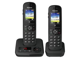 KX-TGH722BLB - Téléphone fixe san fil avec fonction de blocage automatique des appels