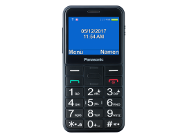 KX-TU155EXBN - Seniorentelefoon, groot kleurendisplay, grote toetsen, SOS-noodknop, zwart