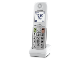 KX-TGUA40EXW - Terminal opcional , blanco y plata