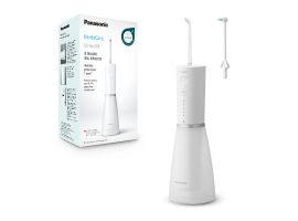 Serie 800 EW-DJ86 - Aufladbare Munddusche mit Ultraschall-Technologie und extra orthodontischer Düse (weiß)