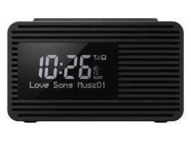 RC-D8EG-K - Radiowecker, schwarz - DAB+, USB Ladefunktion 