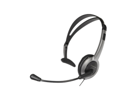 RP-TCA430-S - Headset för alla telefoner med 2,5 mm ljuduttag, silver/svart
