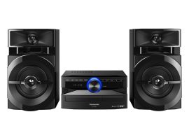 SC-UX102E-K - Mini-HiFi-Anlage con Bluetooth, 300W, lettore CD, Bluetooth, USB, jukebox, nera