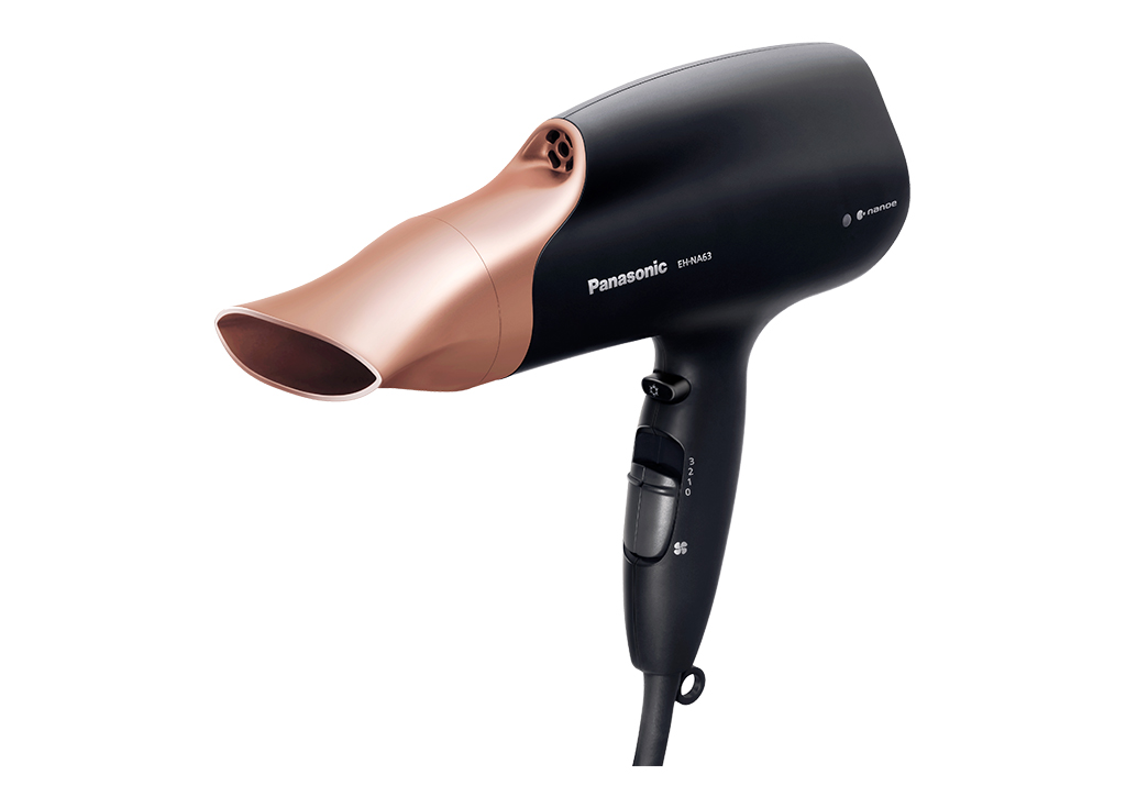 EH-NA63CN825 - S?che-cheveux, technologie nanoe?, 1800 W, embout de coiffage, diffuseur, noir/or rose