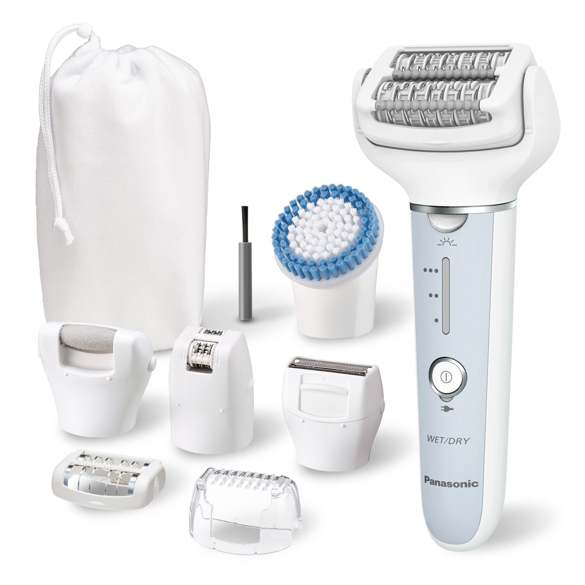Epilatore Wet & Dry Con 8 Accessori ES-EY90, azzurro