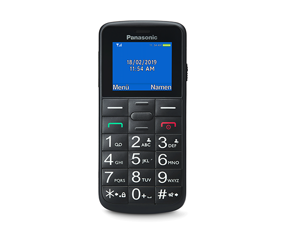 KX-TU110 - Telefono per anziani, nero