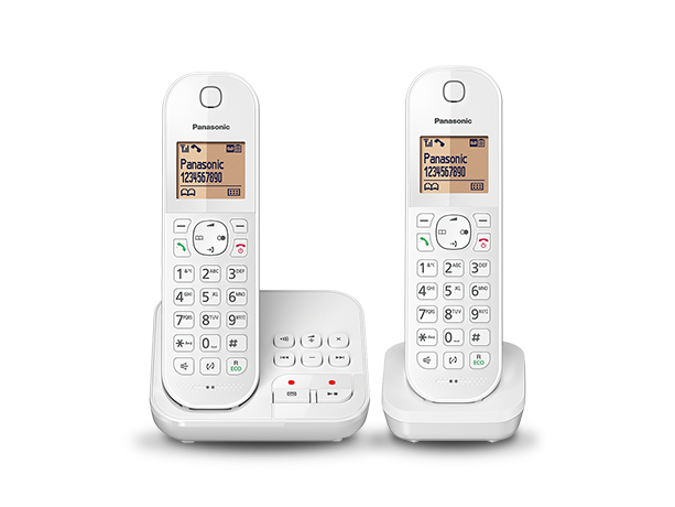 KX-TGC422FRW - T?l?phone sans fil avec 2 combin?s, blanc