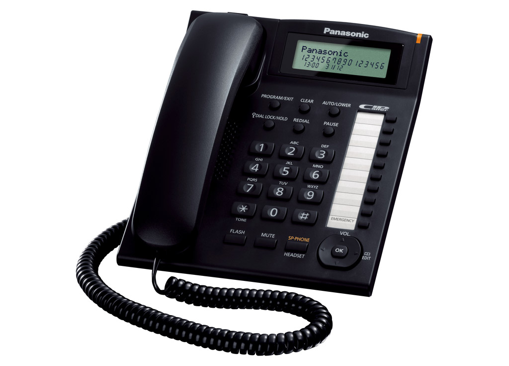 Panasonic Negro Kx-Ts880exb - Teléfono Con Cable,