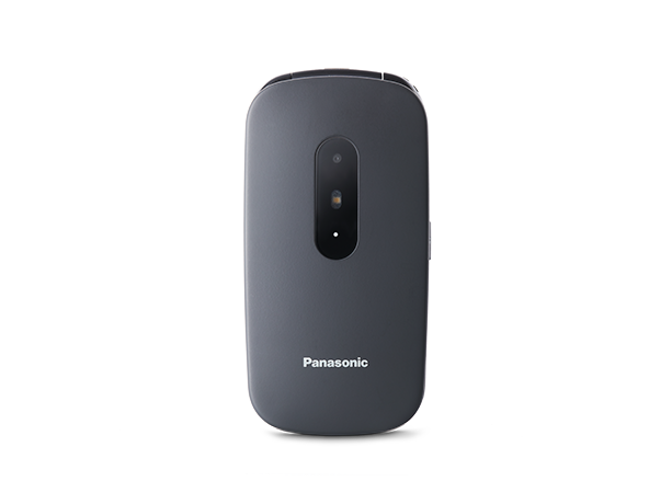 KX-TU446EXG - Telefono per Anziani a Conchiglia, Grigio - Facile da Usare