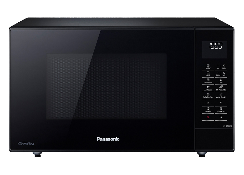 Panasonic Schwarz Mikrowelle Mit Grillfunktion Und Heißluft, 27 Liter In