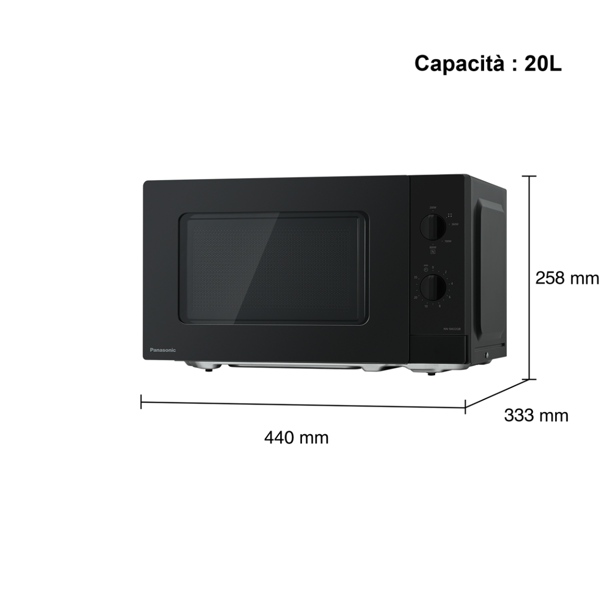 Four ? Micro-ondes 20L 800W Noir