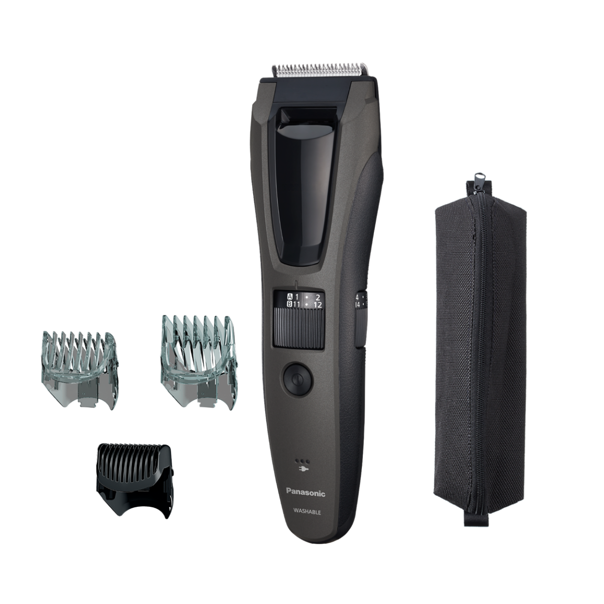 Regolabarba/Tagliacapelli/Regola peli del corpo - 39 Impostazioni di Lunghezza + Borsa da Viaggio