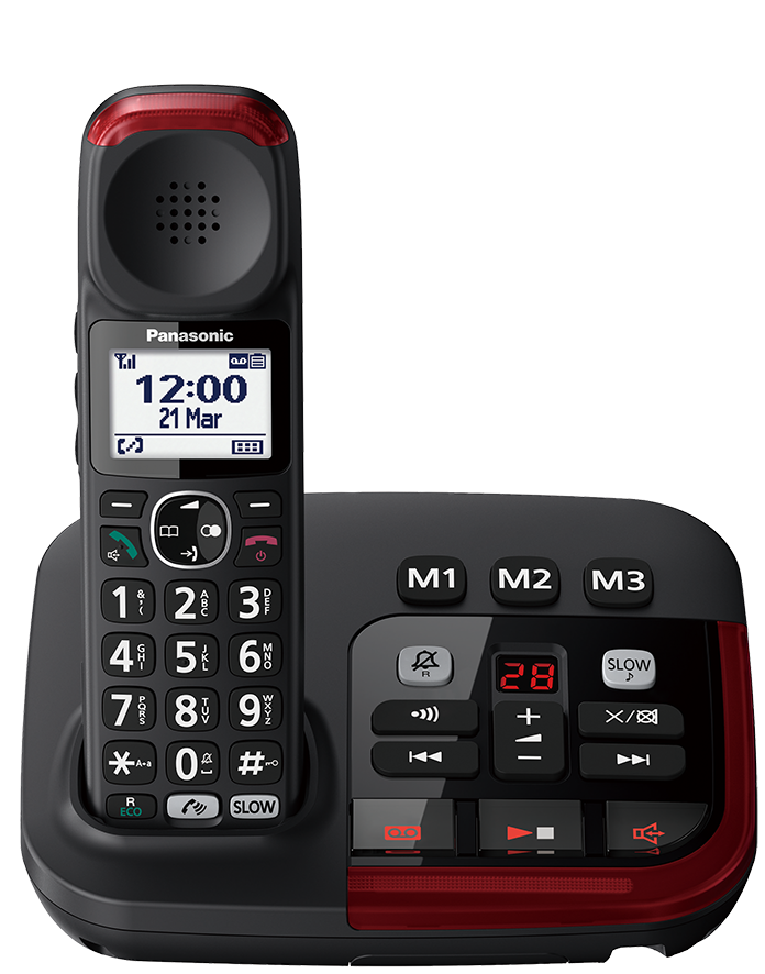 T?l?phone num?rique amplifi? KX-TGM420 sans fil avec r?pondeur