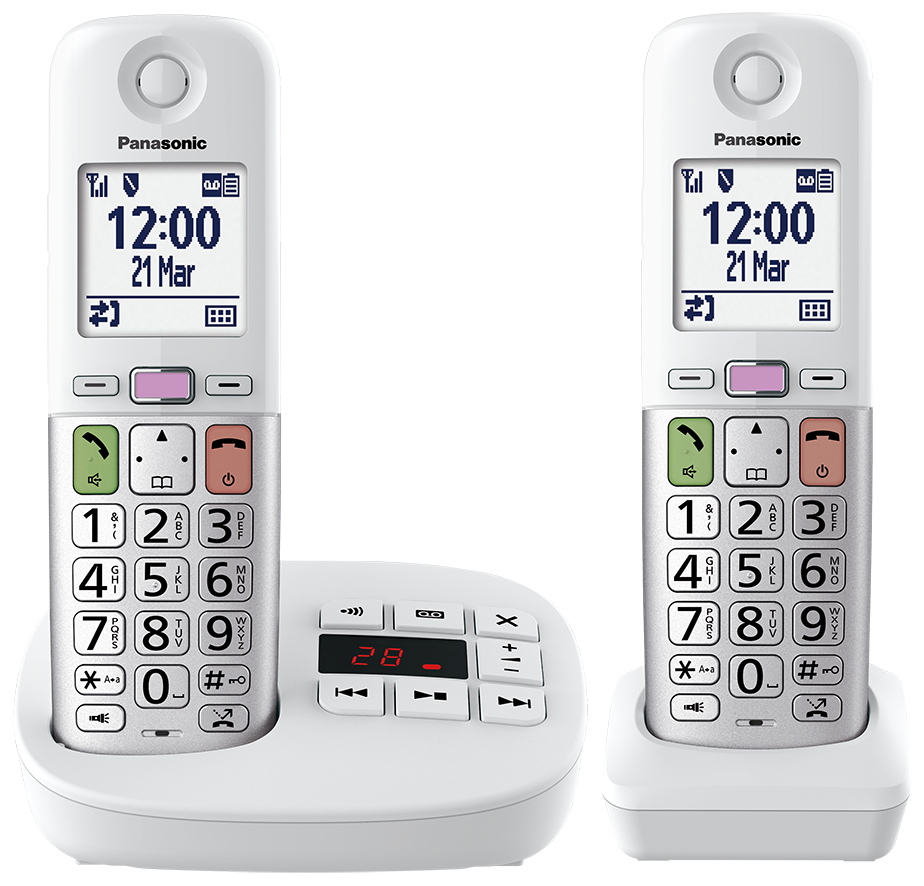 KX-TGU432EXW - R?pondeur num?rique sans fil, blanc et argent?