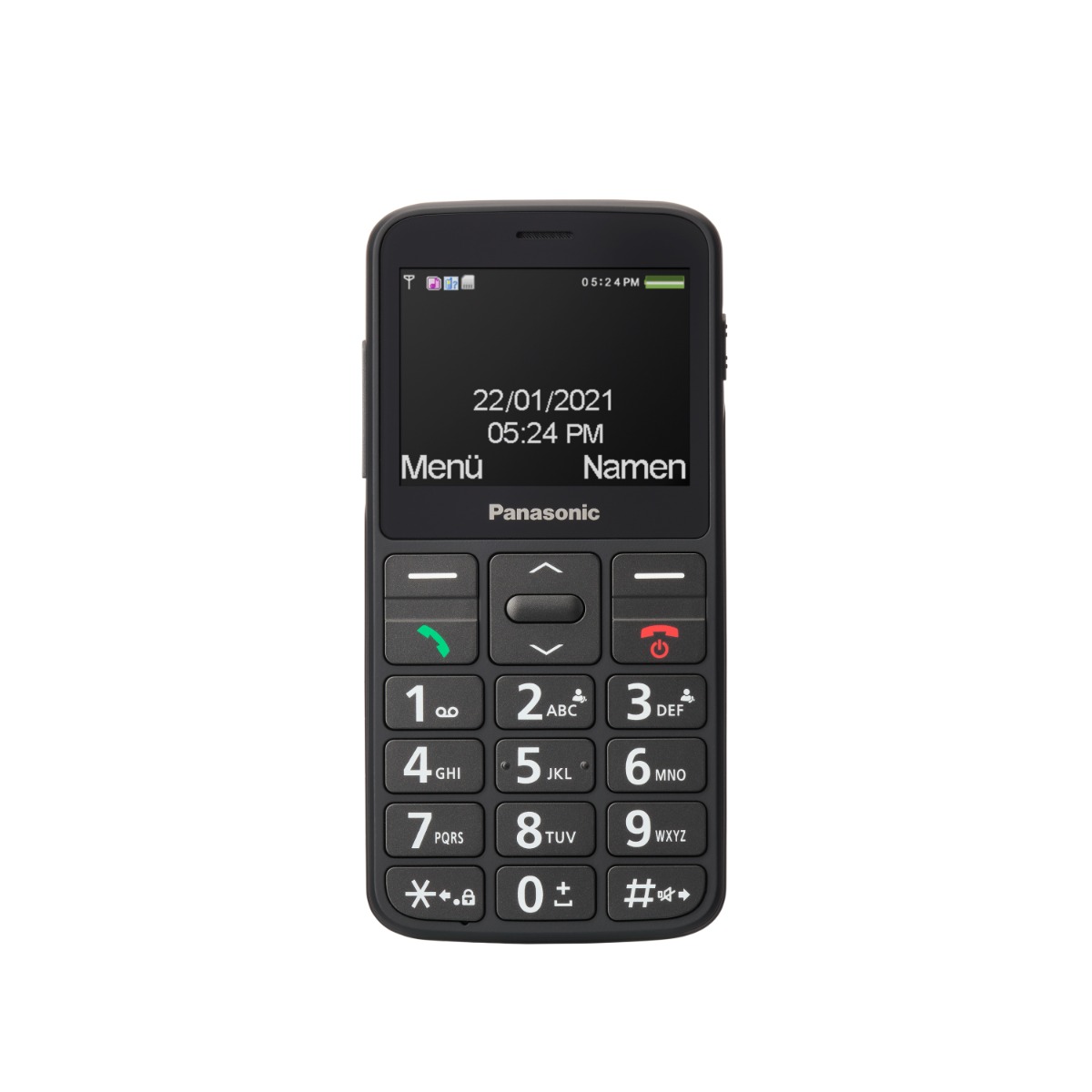 Panasonic Teléfono Móvil Fácil De Usar Kx-Tu160