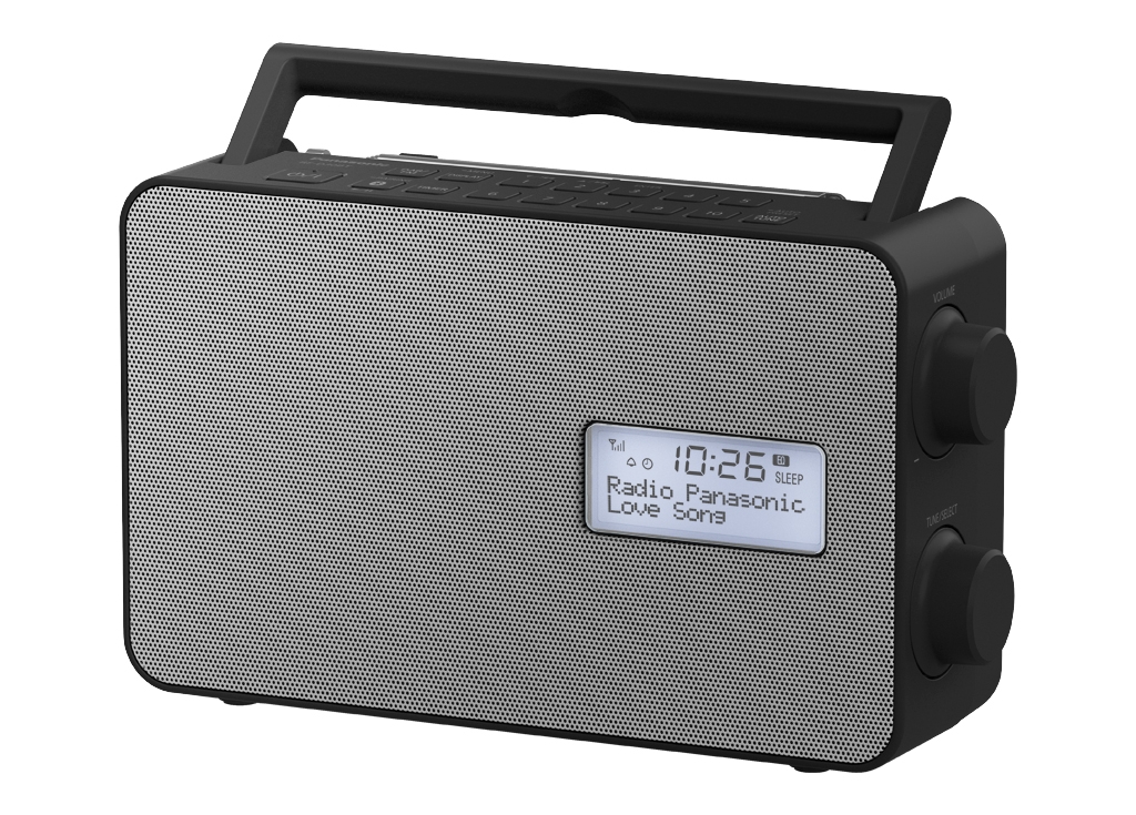 RF-D30BTEG-K - Radio DAB+, noir, Bluetooth, protection contre les ?claboussures IPX4