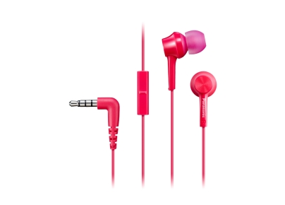 RP-TCM115E-P - Cuffie In-Ear, microfono, rosa