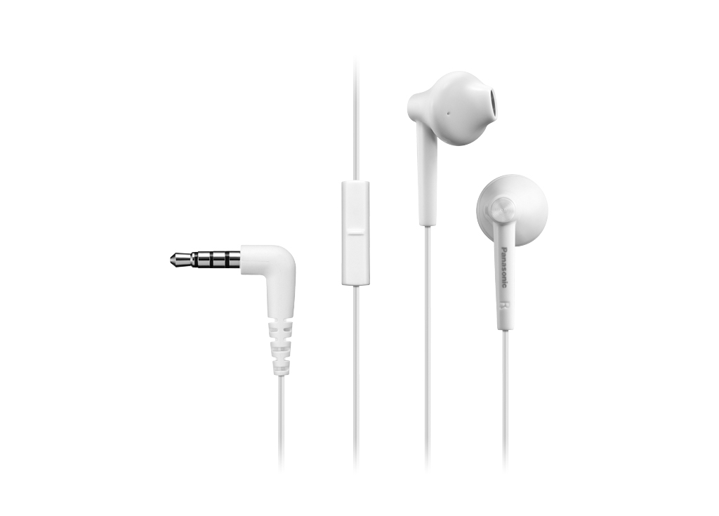 RP-TCM55E-W - Cuffie In-Ear, microfono, bianche