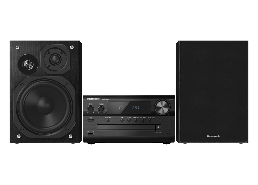 SC-PMX92EG-K - Syst?me audio haute r?solution SC-PMX92 ?quip? d'une radio DAB+, d'un lecteur CD et du Bluetooth